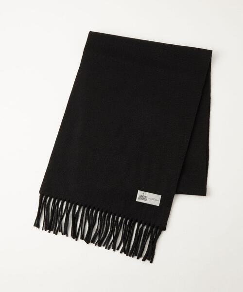 green label relaxing（グリーンレーベルリラクシング）の「HAMILTON WOOL MUFF 22F マフラー（マフラー・メンズ・ダークグリーン/ブラック/パープル/オレンジ・FREE）」の6枚目の写真