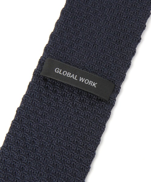 GLOBAL WORK（グローバルワーク）の「ニットタイ/Salon de GW/165239（ネクタイ・メンズ・ブラック/ダークブラウン/カーキ/ネイビー/チャコールグレー・FREE）」の7枚目の写真