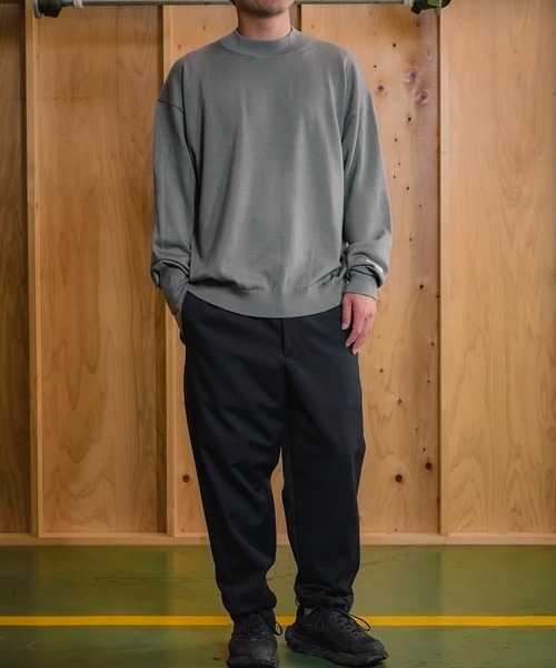 Jack Miller(ジャックミラー)の「Jack Miller ソリッドウールモックネック 002(ニット/セーター・メンズ・サンドグレー/ブラック・L/M)」の18枚目の写真