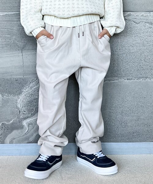 SHOO・LA・RUE(シューラルー)の「◆【リンク/110-140cm】カルゼイージーテーパードパンツ(その他パンツ・キッズ・ブラック/グリーン/アイボリー・11/12/13/14)」の12枚目の写真