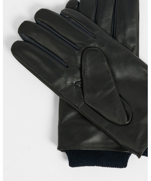 Ted Baker(テッドベーカー)の「BALLOT メンズ レザー 手袋(手袋・メンズ・ブラック/ブラウン系その他2・S/M)」の4枚目の写真