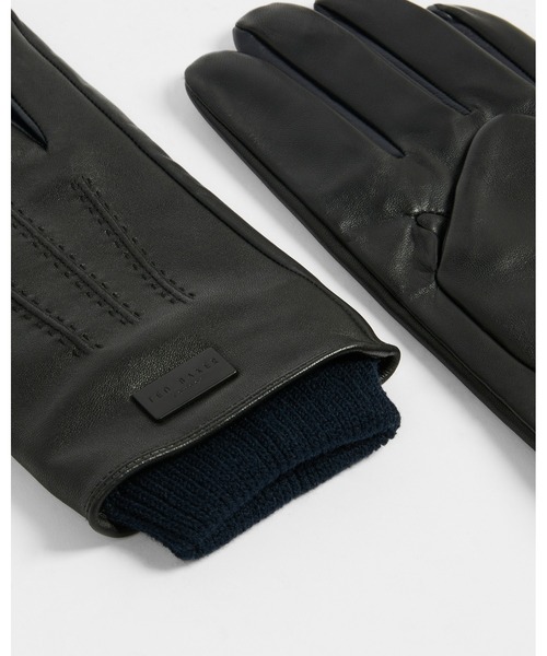 Ted Baker(テッドベーカー)の「BALLOT メンズ レザー 手袋(手袋・メンズ・ブラック/ブラウン系その他2・S/M)」の6枚目の写真