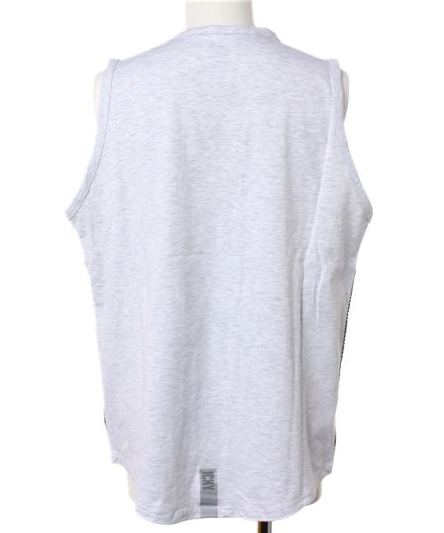 ICNY(アイシーエヌワイ)の「メンズ アイスコールド ニューヨーク リフレクター メッシュタンクトップ ICNY MESH OVERLAY TANKTOP(タンクトップ・メンズ・アッシュ・SMALL/MEDIUM/LARGE)」の5枚目の写真