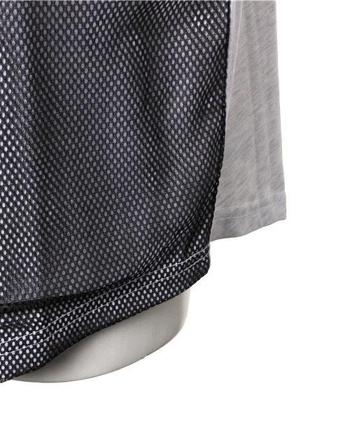 ICNY(アイシーエヌワイ)の「メンズ アイスコールド ニューヨーク リフレクター メッシュタンクトップ ICNY MESH OVERLAY TANKTOP(タンクトップ・メンズ・アッシュ・SMALL/MEDIUM/LARGE)」の8枚目の写真