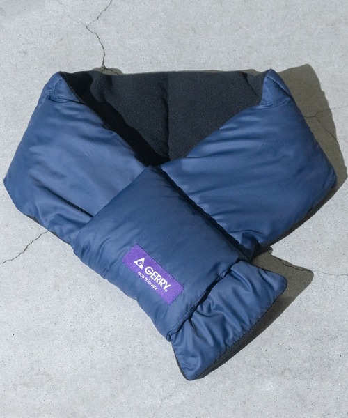 GERRY（ジェリー）の「【Y】〔GERRY/ジェリー〕REPREVE 中綿差し込みマフラー（マフラー・メンズ・ネイビー/カーキ/ブラック/グレー・FREE）」の4枚目の写真