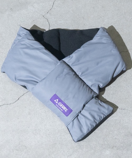 GERRY（ジェリー）の「【Y】〔GERRY/ジェリー〕REPREVE 中綿差し込みマフラー（マフラー・メンズ・ネイビー/カーキ/ブラック/グレー・FREE）」の3枚目の写真