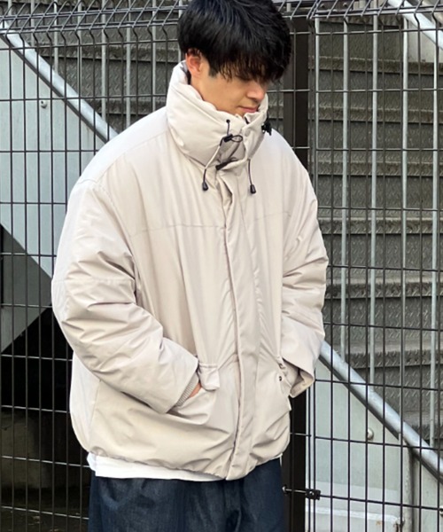 JACKROSE（ジャックローズ）の「JE-ボリューム・ジャケット（ダウンジャケット/コート・メンズ・グリーン/ライトベージュ/ブラック・M/L/XL）」の3枚目の写真