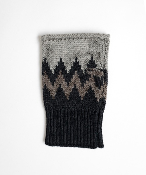 NUMBER (N)INE/ナンバーナイン ZIGZAG JACQUARD ARM WARMER/ジグザグ