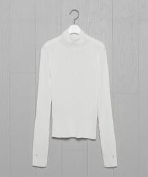 H　BEAUTY&YOUTH UNITED ARROWS | ＜H＞RAYON RIB TURTLE NECK RIB KNIT/ニット(ニット/セーター)