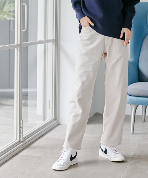 Days(デイズ)の「【Oeillet】ストレートパンツ(その他パンツ・レディース・アイボリー/ブルー/ブラック・L/LL/M)」の6枚目の写真