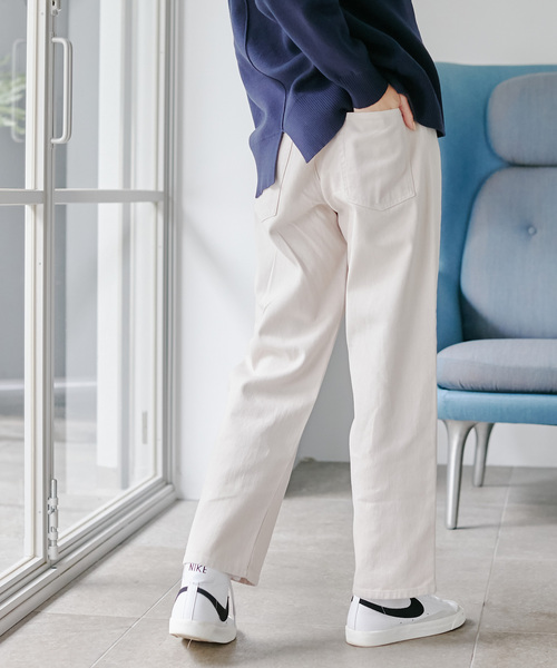 Days(デイズ)の「【Oeillet】ストレートパンツ(その他パンツ・レディース・アイボリー/ブルー/ブラック・L/LL/M)」の13枚目の写真
