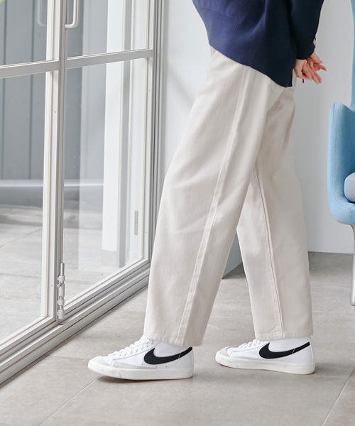 Days(デイズ)の「【Oeillet】ストレートパンツ(その他パンツ・レディース・アイボリー/ブルー/ブラック・L/LL/M)」の9枚目の写真