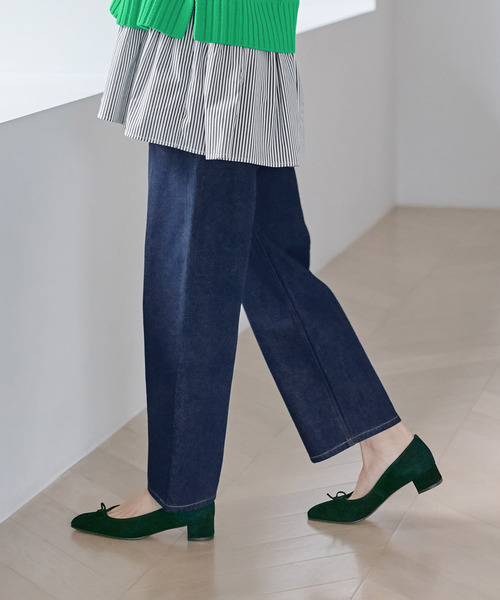 Days(デイズ)の「【Oeillet】ストレートパンツ(その他パンツ・レディース・アイボリー/ブルー/ブラック・L/LL/M)」の15枚目の写真