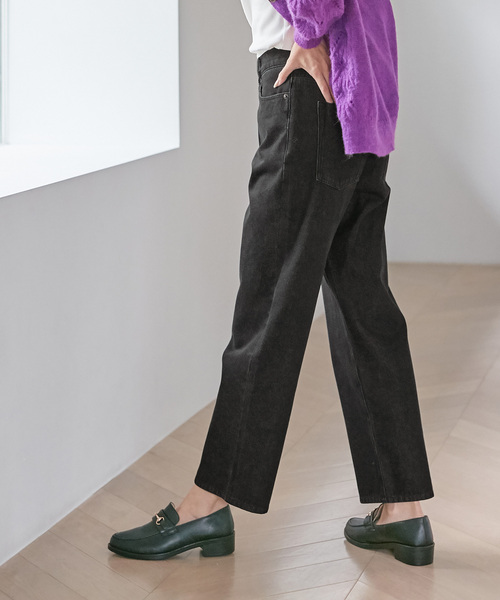 Days(デイズ)の「【Oeillet】ストレートパンツ(その他パンツ・レディース・アイボリー/ブルー/ブラック・L/LL/M)」の14枚目の写真