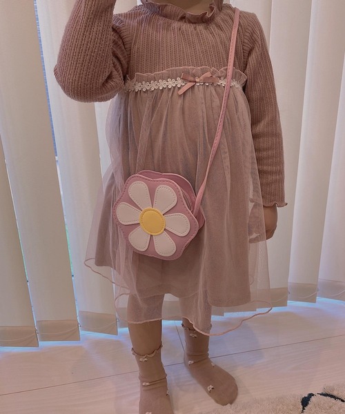 CERCA（チェルカ）の「lulunoix/お花ショルダーバック（ショルダーバッグ・キッズ・ブルー/グリーン/レッド/ピンク/パープル/イエロー・FREE）」の10枚目の写真
