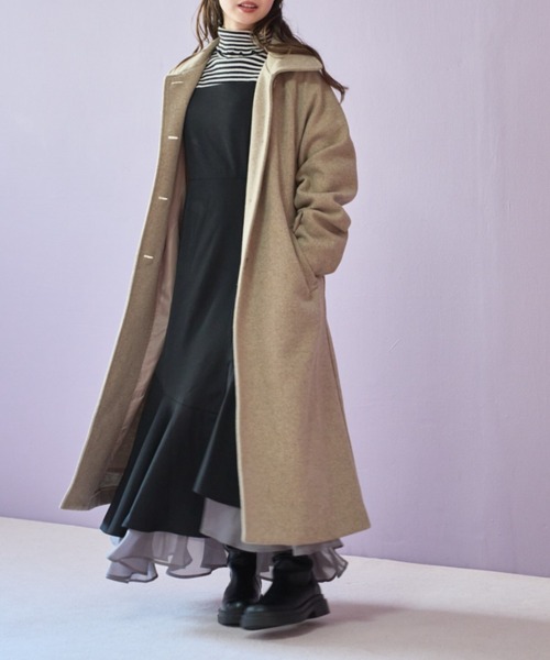 OLIVE des OLIVE（オリーブデオリーブ）の「着まわしタートルネックリブニット　1031050010（ニット/セーター・レディース・ブラック/オフホワイト/サックスブルー/ブラック系1/ブラウン系1・FREE）」の17枚目の写真