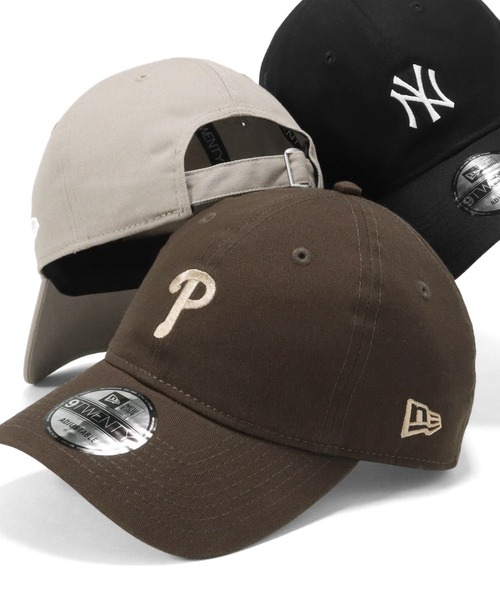 NEW ERA(ニューエラ)の「ニューエラ キャップ MLB 9TWENTY(キャップ・メンズ・ベージュ/グリーン/ブラウン/ブラック/グレー・FREE)」の4枚目の写真