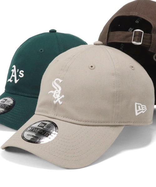 NEW ERA(ニューエラ)の「ニューエラ キャップ MLB 9TWENTY(キャップ・メンズ・ベージュ/グリーン/ブラウン/ブラック/グレー・FREE)」の3枚目の写真