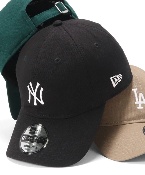 NEW ERA(ニューエラ)の「ニューエラ キャップ MLB 9TWENTY(キャップ・メンズ・ベージュ/グリーン/ブラウン/ブラック/グレー・FREE)」の2枚目の写真