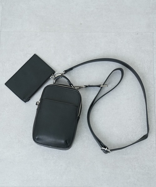 COLONY 2139（コロニートゥーワンスリーナイン）の「ミニケース付スマホショルダーバッグ（ショルダーバッグ・レディース・ベージュ/アイボリー/ブラック/ブルー/シルバー/パープル・FREE）」の7枚目の写真