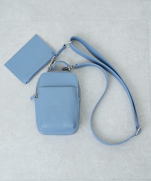 COLONY 2139（コロニートゥーワンスリーナイン）の「ミニケース付スマホショルダーバッグ（ショルダーバッグ・レディース・ベージュ/アイボリー/ブラック/ブルー/シルバー/パープル・FREE）」の22枚目の写真