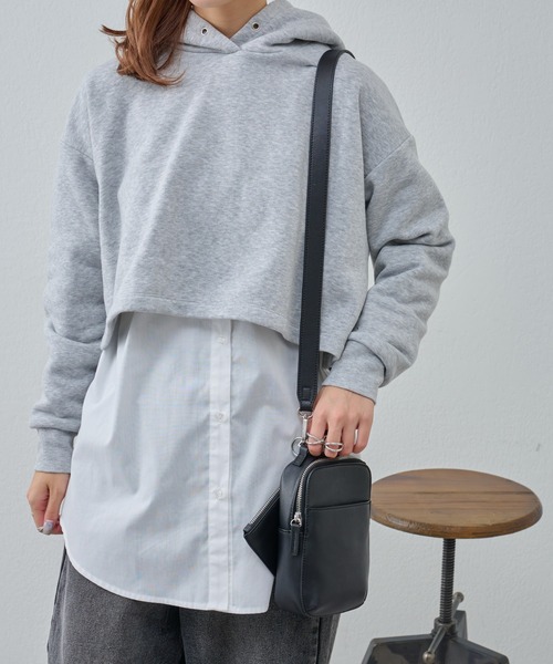 COLONY 2139（コロニートゥーワンスリーナイン）の「ミニケース付スマホショルダーバッグ（ショルダーバッグ・レディース・ベージュ/アイボリー/ブラック/ブルー/シルバー/パープル・FREE）」の8枚目の写真