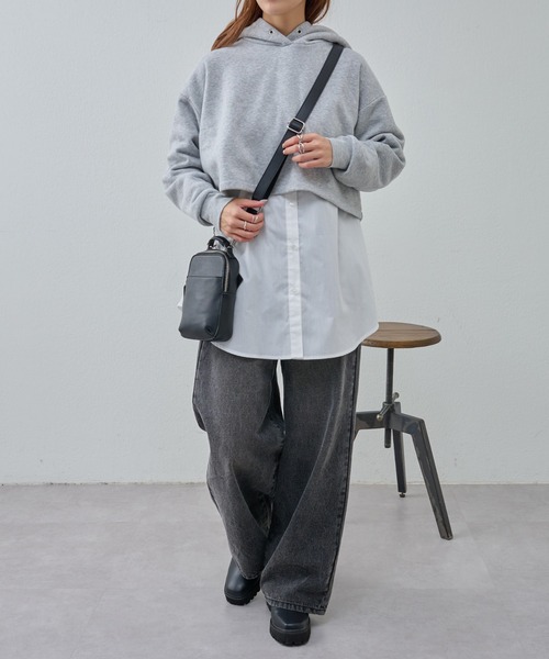 COLONY 2139（コロニートゥーワンスリーナイン）の「ミニケース付スマホショルダーバッグ（ショルダーバッグ・レディース・ベージュ/アイボリー/ブラック/ブルー/シルバー/パープル・FREE）」の11枚目の写真