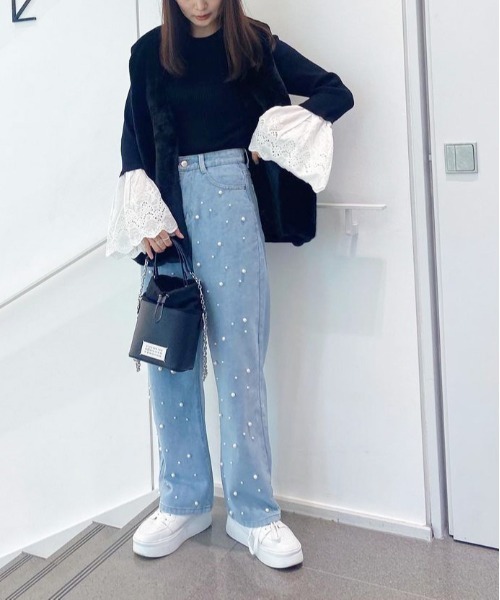 Meli rich（メリーリッチ）の「フェイクファーベスト（ベスト・レディース・ブラウン/ホワイト/ブラック・FREE）」の18枚目の写真