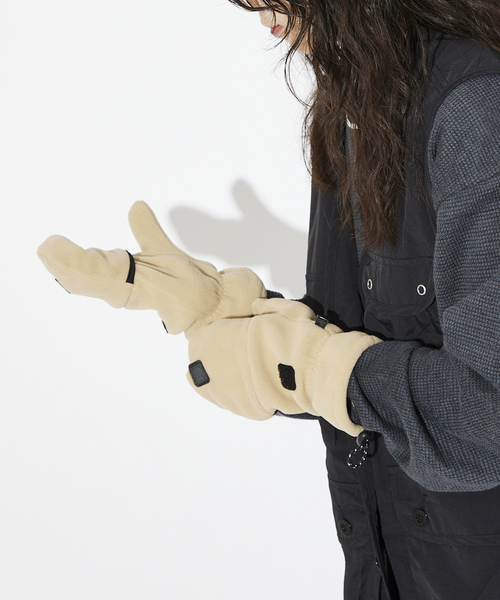 JOURNAL STANDARD relume（ジャーナルスタンダード　レリューム）の「【POLARTEC/ ポーラテック】 別注GLOVE（その他小物・メンズ・ブラック/ベージュ・FREE）」の5枚目の写真