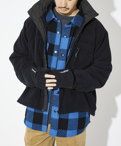 JOURNAL STANDARD relume（ジャーナルスタンダード　レリューム）の「【POLARTEC/ ポーラテック】 別注GLOVE（その他小物・メンズ・ブラック/ベージュ・FREE）」の16枚目の写真