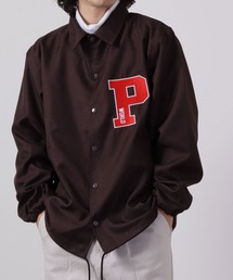 ワッペンロゴ刺繍 コーチジャケット