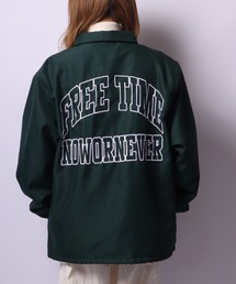 FUNALIVE（ファンアライブ）の「ワッペンロゴ刺繍 コーチジャケット（ブルゾン）」