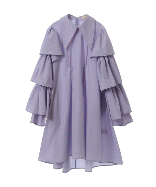 Candy Stripper（キャンディストリッパー）の「GOOD MOOD STRIPE ワンピース（ワンピース・レディース・ライトブルー/ミント/ホワイト・2）」の13枚目の写真