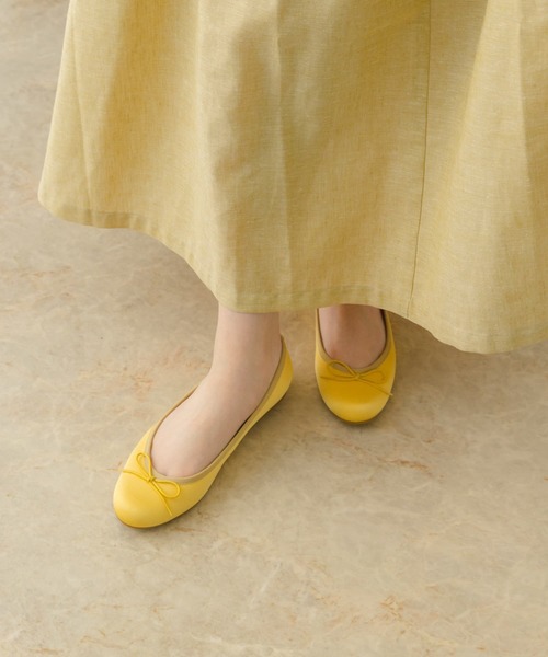 RODE SKO（ロデスコ）の「『MADE IN JAPAN』サテンプレーンバレエシューズ（バレエシューズ・レディース・ミント/ラベンダー/イエロー/ピンク/ベージュ系その他/ブラック/グレー/ブルー・36/37/38）」の7枚目の写真