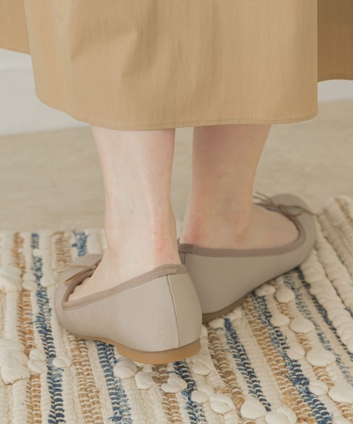 RODE SKO（ロデスコ）の「『MADE IN JAPAN』サテンプレーンバレエシューズ（バレエシューズ・レディース・ミント/ラベンダー/イエロー/ピンク/ベージュ系その他/ブラック/グレー/ブルー・36/37/38）」の19枚目の写真