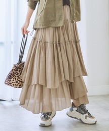 ドラマティックティアードスカート