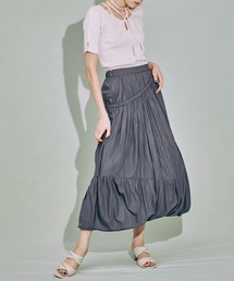 PUBLIC TOKYO | 【栃木県産】ボリュームギャザーバルーンスカート(スカート)