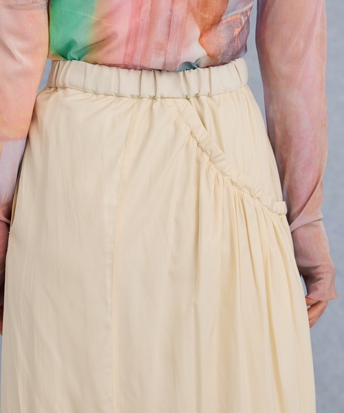 PUBLIC TOKYO（パブリックトウキョウ）の「【軽い】ボリュームギャザーバルーンスカート（スカート・レディース・アイボリー/ダークグレー/ブルー・FREE）」の15枚目の写真