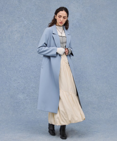 PUBLIC TOKYO（パブリックトウキョウ）の「【軽い】ボリュームギャザーバルーンスカート（スカート・レディース・アイボリー/ダークグレー/ブルー・FREE）」の4枚目の写真