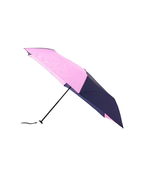 BEAMS BOY（ビームスボーイ）の「BEAMS BOY / 2トーン 軽量 折り畳み傘（折りたたみ傘・レディース・ラベンダー/ロイヤルブルー/ブラック・ONE SIZE）」の3枚目の写真