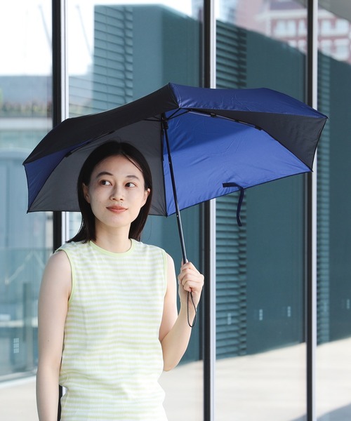 BEAMS BOY（ビームスボーイ）の「BEAMS BOY / 2トーン 軽量 折り畳み傘（折りたたみ傘・レディース・ラベンダー/ロイヤルブルー/ブラック・ONE SIZE）」の21枚目の写真