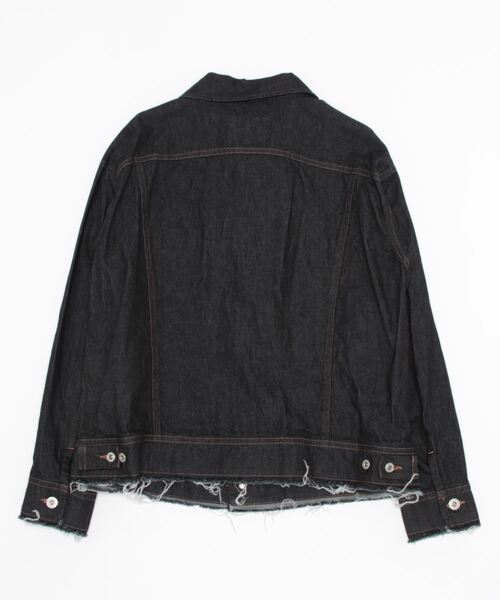 gomme（ゴム）の「8ozデニム フリンジGジャン（デニム