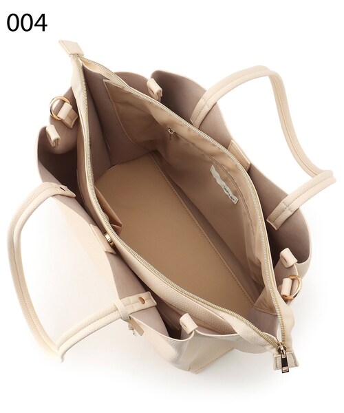 SHOO・LA・RUE(シューラルー)の「◆【軽量】前後ポケットA4トートバッグ【2WAY】(トートバッグ・レディース・アイボリー/ブラック/グレー・00)」の20枚目の写真