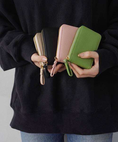 ノベルティ　ピンク　ケース　カードケース　ミニウォレット フラグメントケース レディース 通販 カードケース 財布 お財布 ミニ