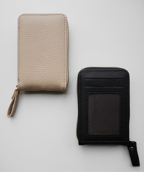 コンパクト シュリンク カードケース / パスケース / ミニ ウォレット_