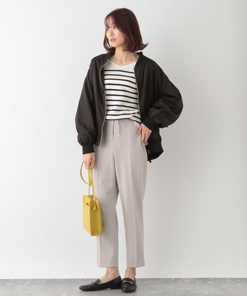 GLOBAL WORK（グローバルワーク）の「撥水ボリュームMA-1/173528（MA-1・レディース・ブラック/アイボリー/ベージュ・MEDIUM/LARGE）」の21枚目の写真