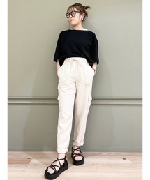 st725SNOW PEAK ベージュカーゴパンツ SLY | BIG PK FLARE CARGO パンツ (パンツ ) |SHEL'TTER WEBSTORE