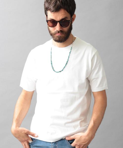 BEAUTY&YOUTH UNITED ARROWS(ビューティーアンドユースユナイテッドアローズ)の「BY ファイン ゲージ クルーネックニット◆(ニット/セーター・メンズ・ホワイト/ライトグレー/ネイビー・SMALL/MEDIUM/LARGE/X-LARGE)」の2枚目の写真