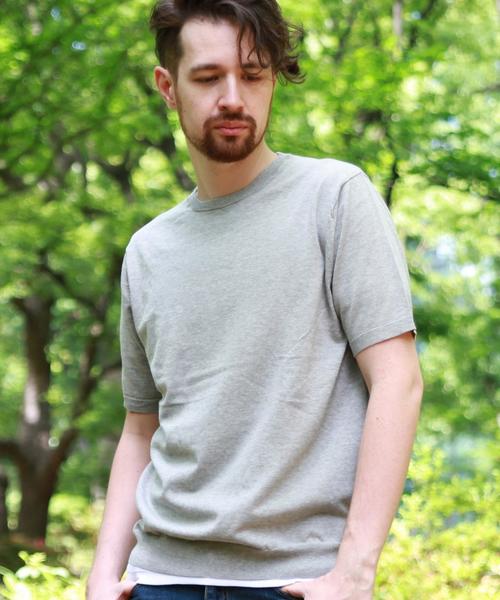 BEAUTY&YOUTH UNITED ARROWS(ビューティーアンドユースユナイテッドアローズ)の「BY ファイン ゲージ クルーネックニット◆(ニット/セーター・メンズ・ホワイト/ライトグレー/ネイビー・SMALL/MEDIUM/LARGE/X-LARGE)」の13枚目の写真