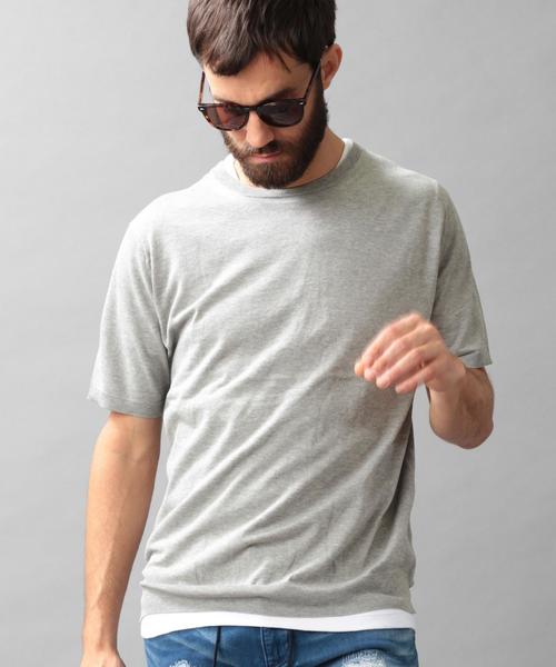 BEAUTY&YOUTH UNITED ARROWS(ビューティーアンドユースユナイテッドアローズ)の「BY ファイン ゲージ クルーネックニット◆(ニット/セーター・メンズ・ホワイト/ライトグレー/ネイビー・SMALL/MEDIUM/LARGE/X-LARGE)」の14枚目の写真